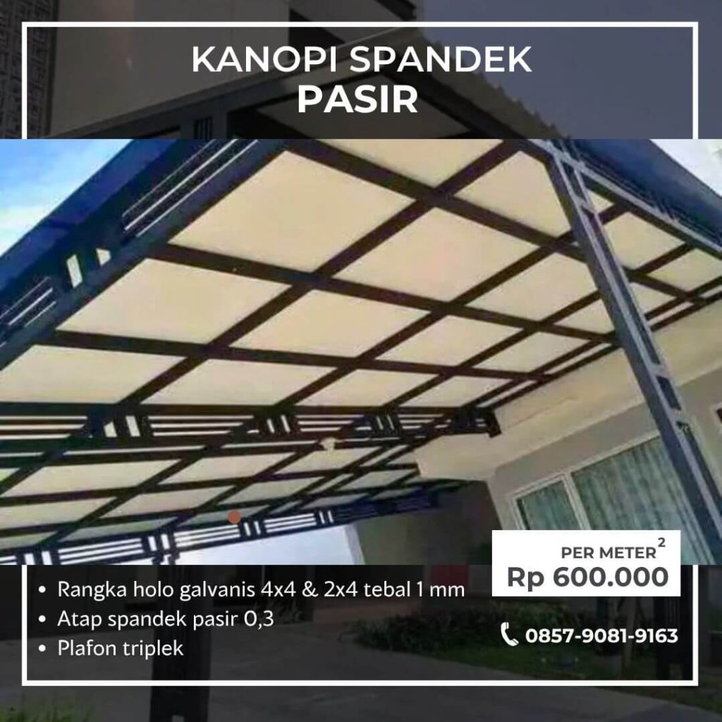 Kanopi Spandek dan Plafon
