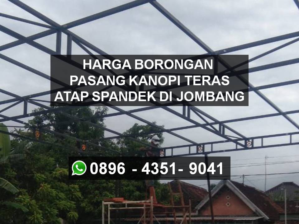Harga Kanopi Teras Atap Spandek Per Meter di Jombang Tahun 2026