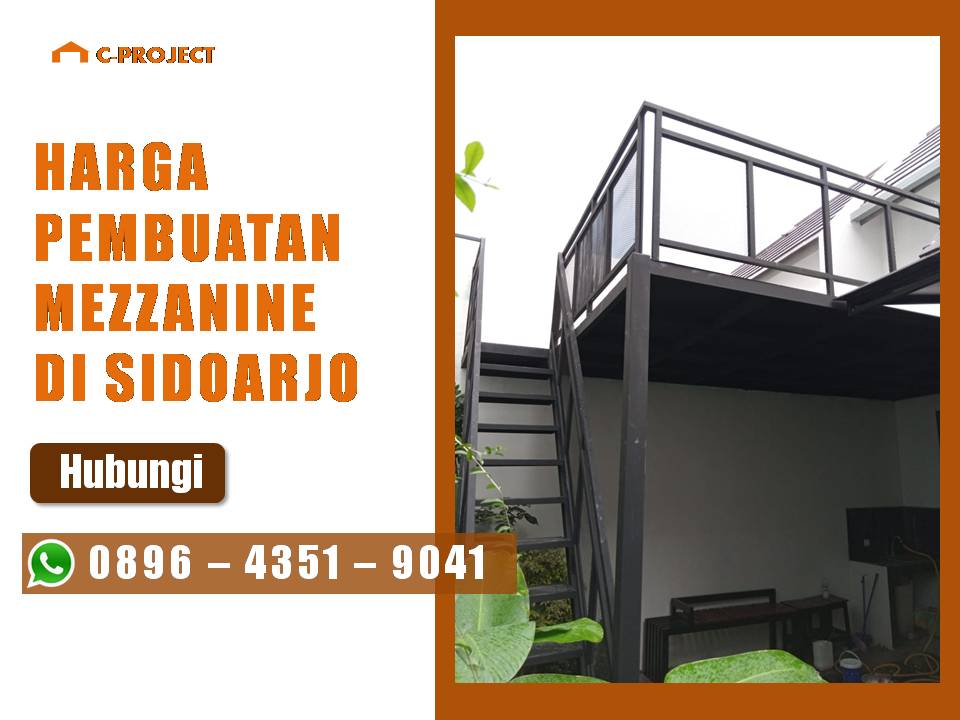 Harga jasa pembuatan mezzanine balkon di Sidoarjo per meter