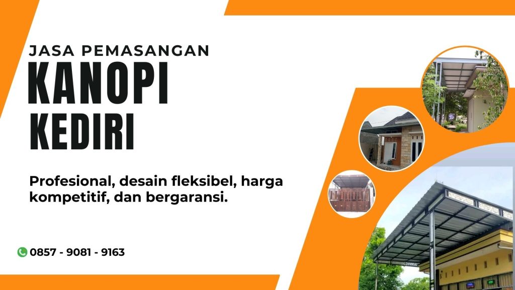 Harga Biaya jasa pemasangan kanopi per meter di Kediri