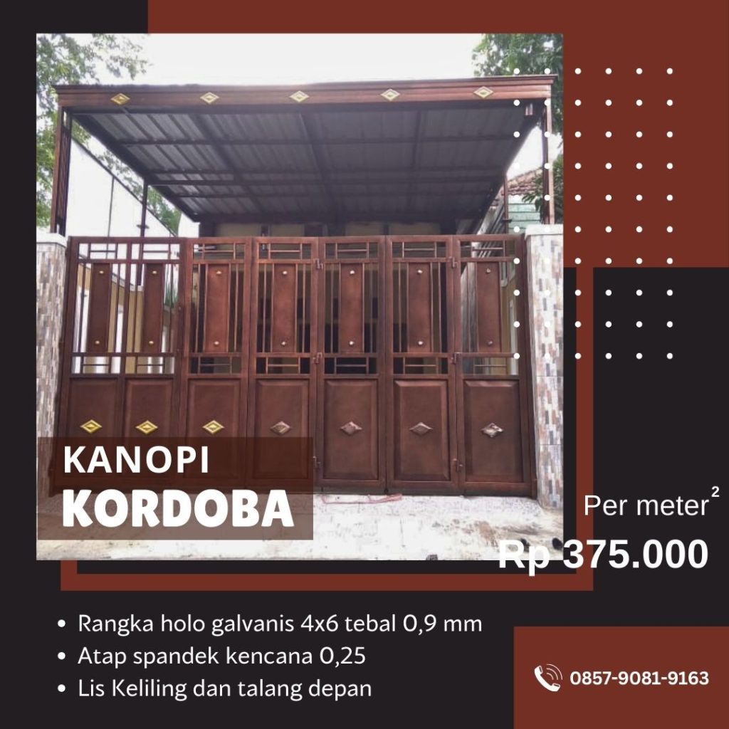 Jasa Kanopi kordoba spandek