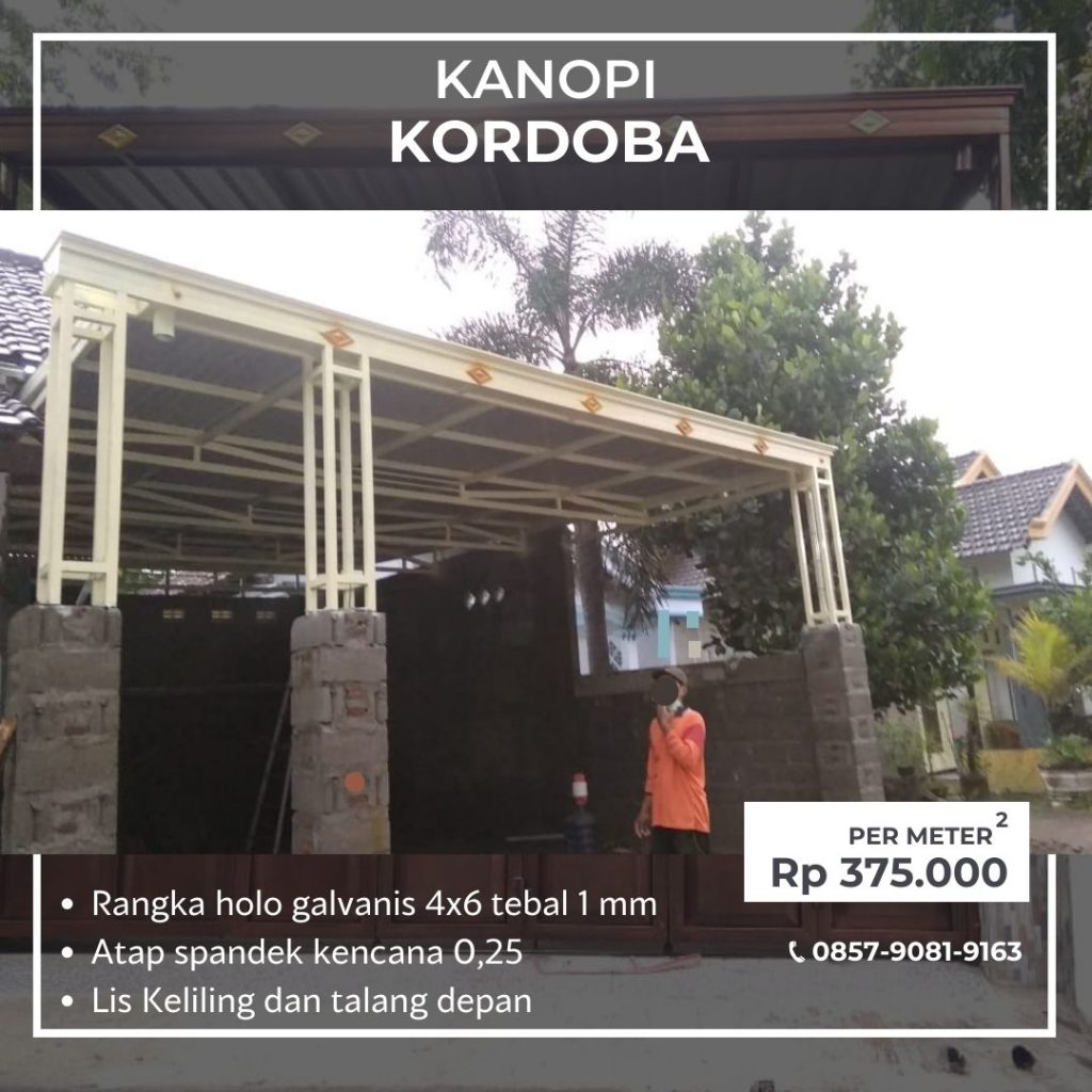 Kanopi kordoba spandek