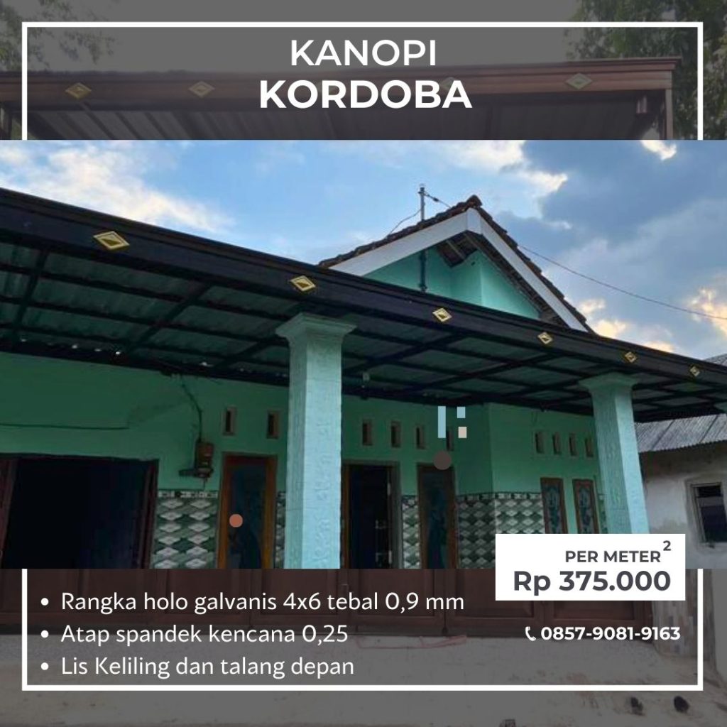 Tukang Kanopi kordoba spandek