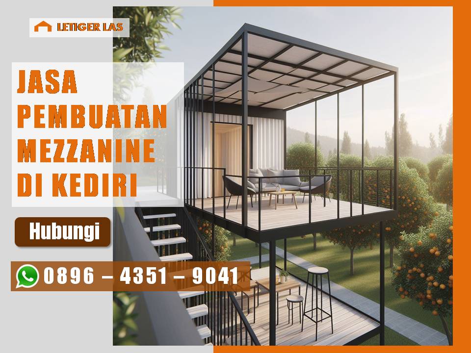 jasa pembuatan mezzanine balkon di Kediri