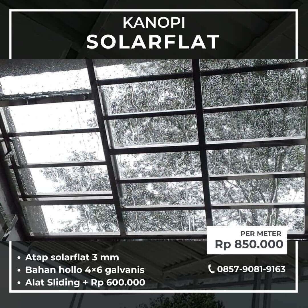 Kanopi solarflat