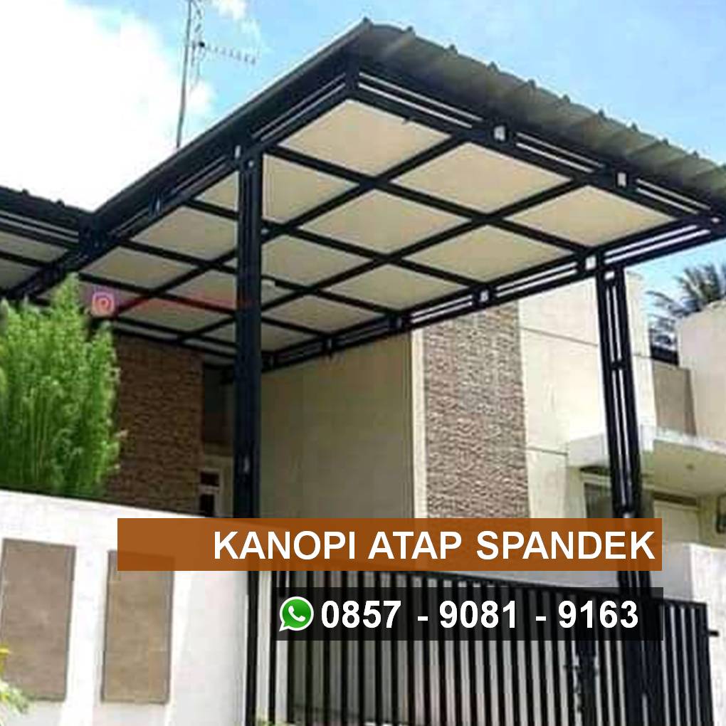 Kanopi spandek dan plafon