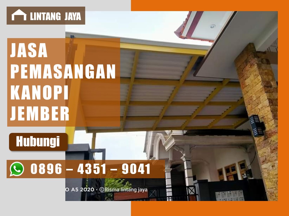 Harga Jasa pemasangan kanopi per meter di Jember