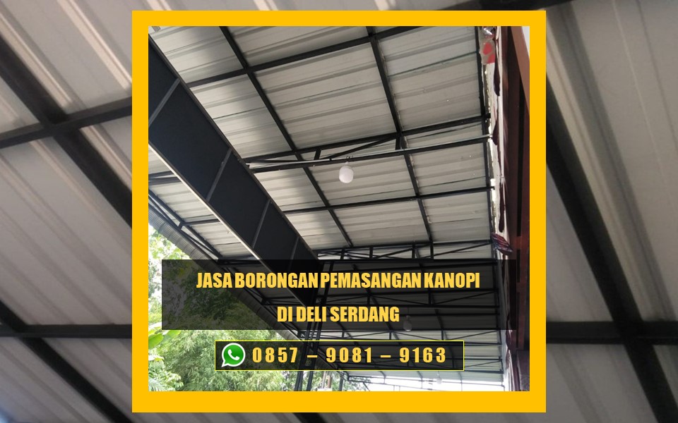Jasa borongan pemasangan kanopi di Deli Serdang