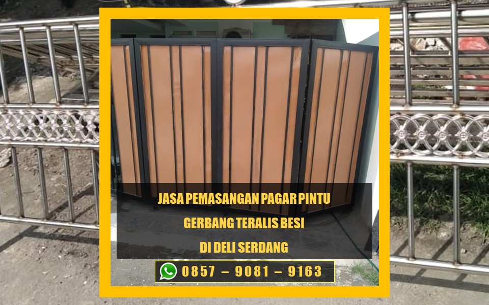 Jasa pemasangan pagar pintu gerbang-teralis Deli Serdang