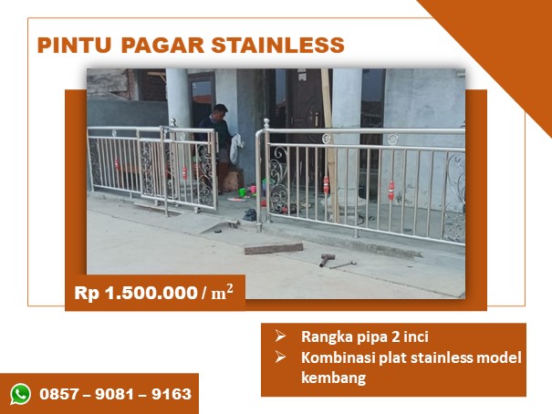 Harga pagar satinless