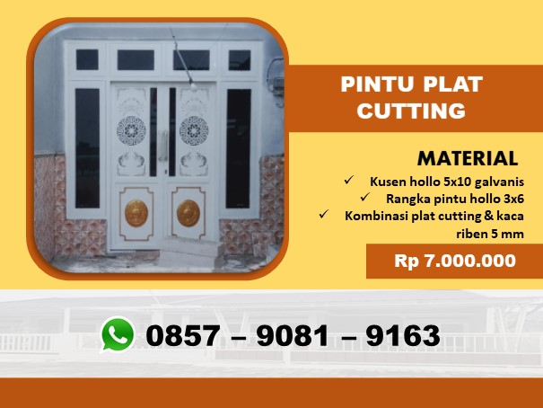 Harga pintu rumah laser cutting