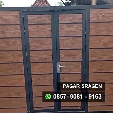jasa pasang pagar gerbang pintu laser cutting sragen