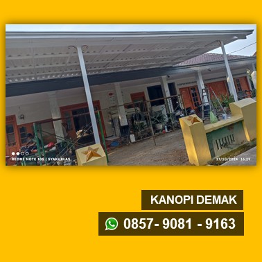 borongan pembuatan kanopi Demak