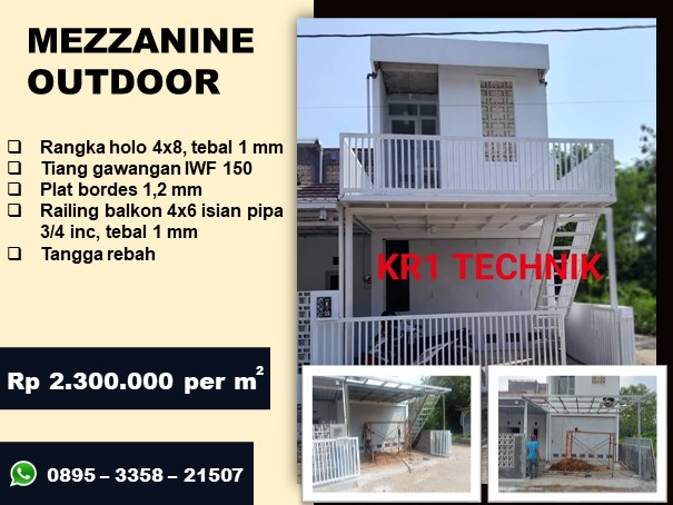 Harga mezzanine outdoor Brebes