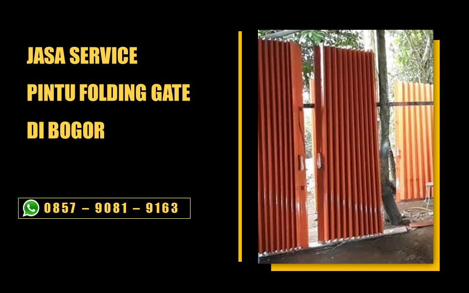 Jasa service pintu folding gate ruko di Bogor