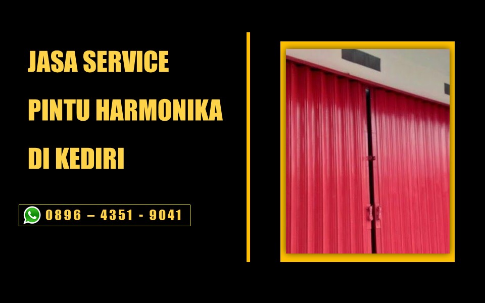 Service pintu harmonika di Kediri