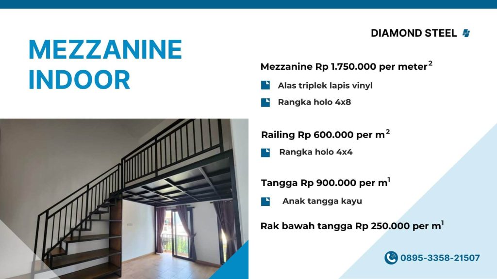 Harga mezzanine indoor per meter di Tangerang