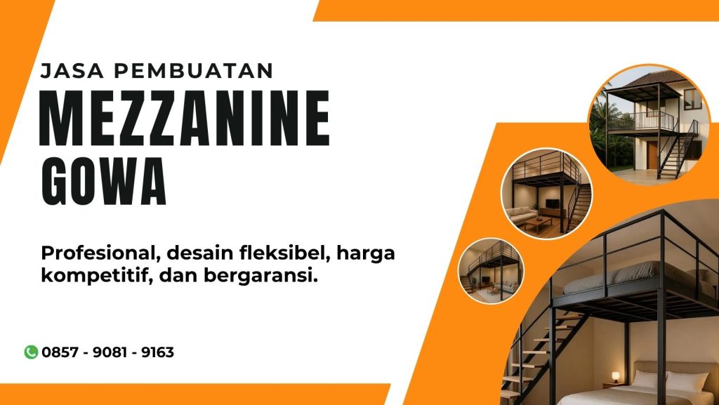 jasa pembuatan mezzanine balkon di Gowa